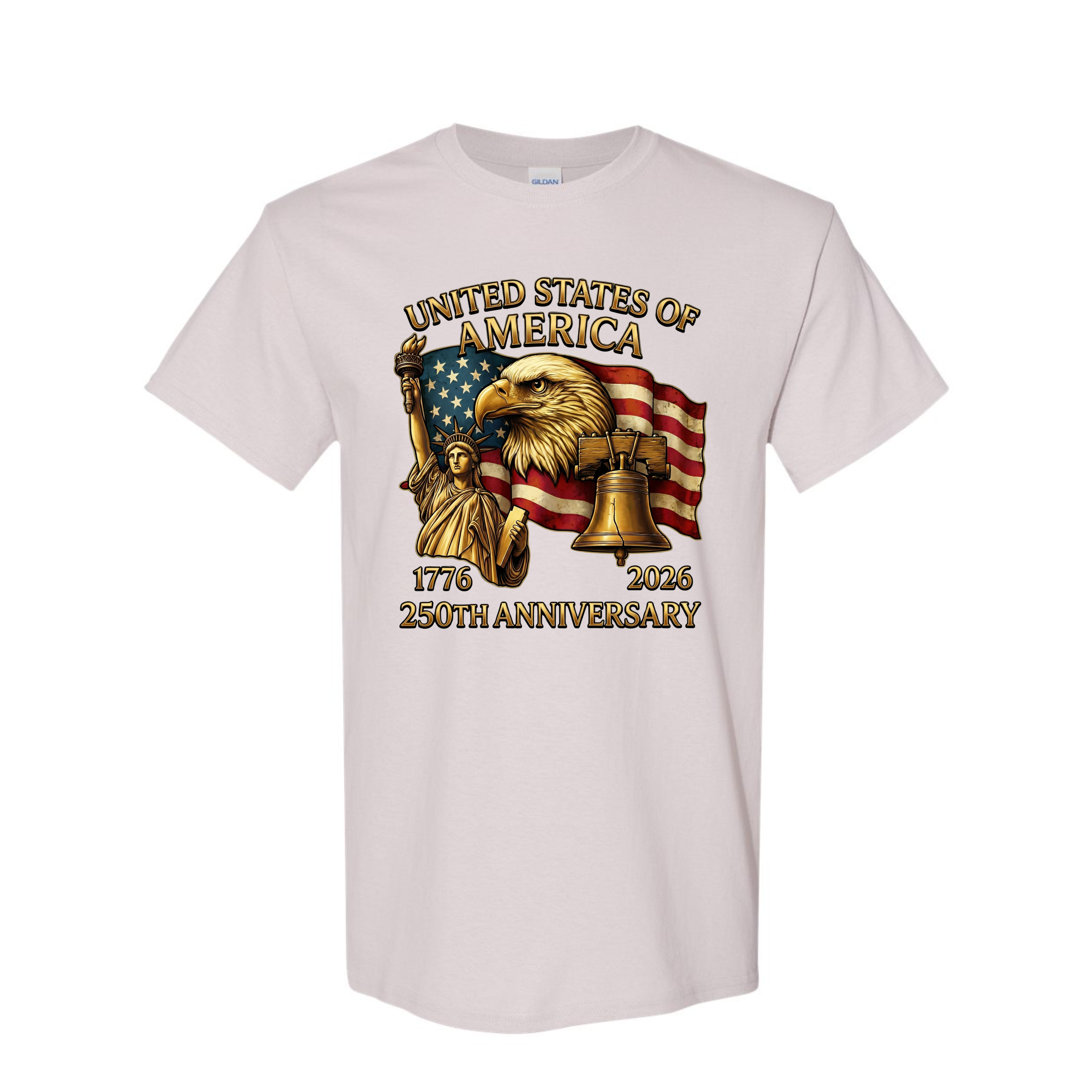 250th Anniversary America T-Shirt – 1776–2026 Patriotic Eagle Design. America 250