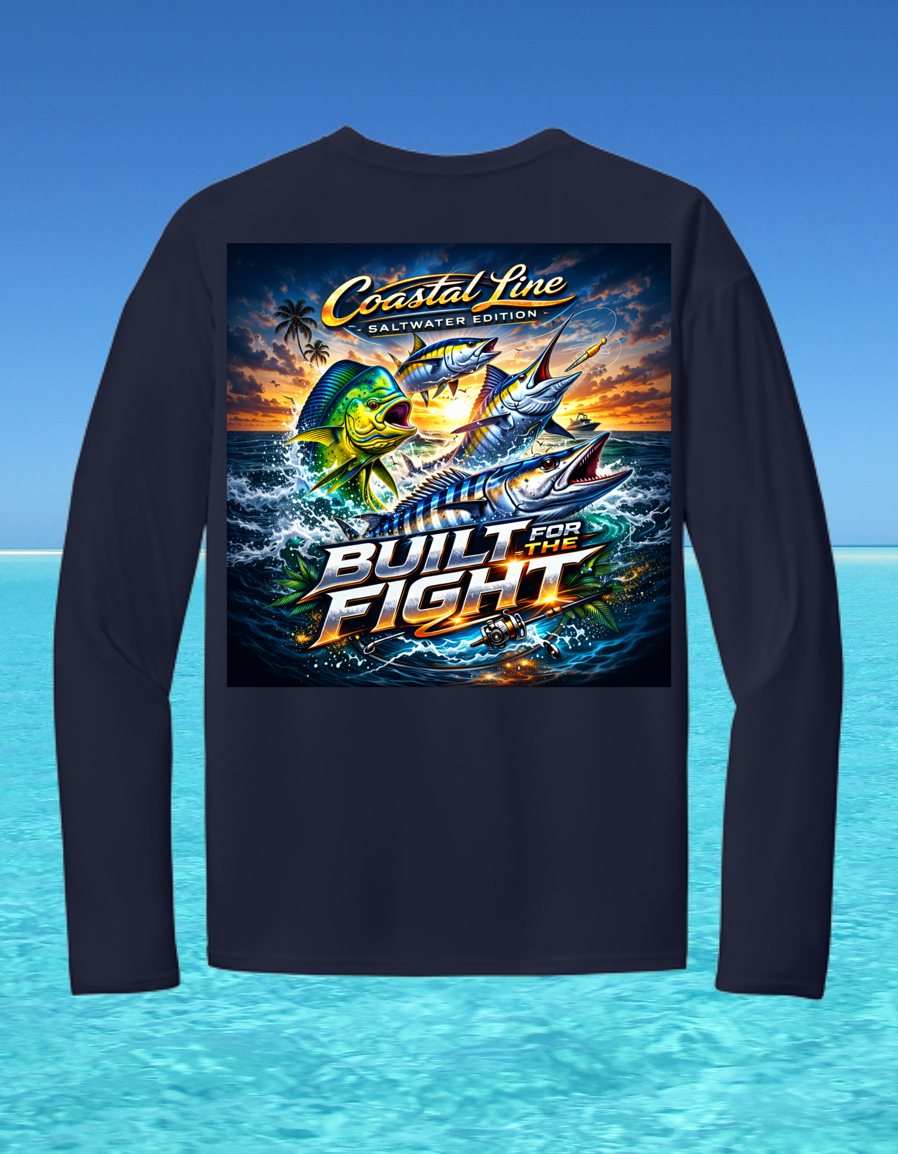Long Sleeve Performance Fishing Shirt-Built for the Fight