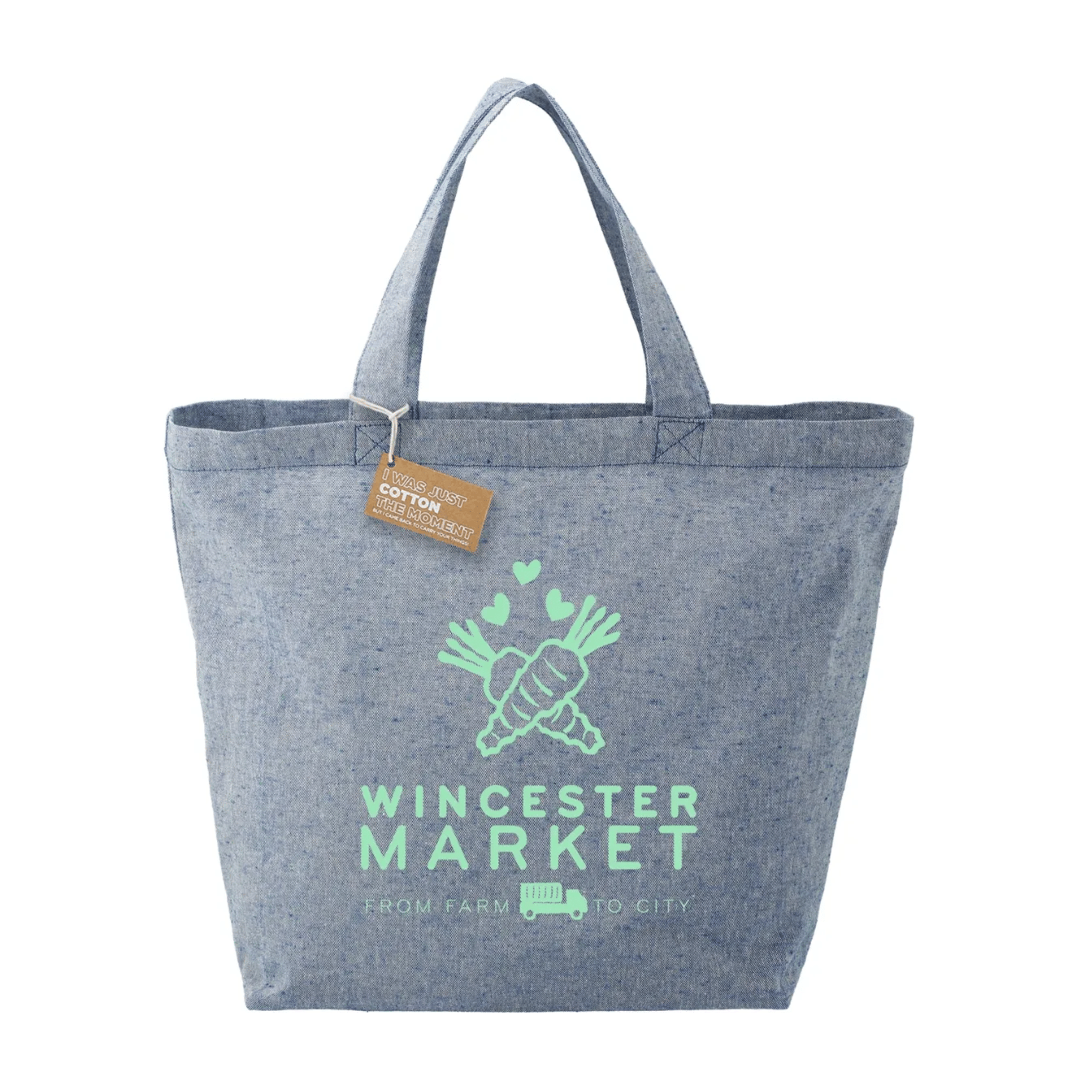 Recycled 5oz Cotton Twill Grocery Tote