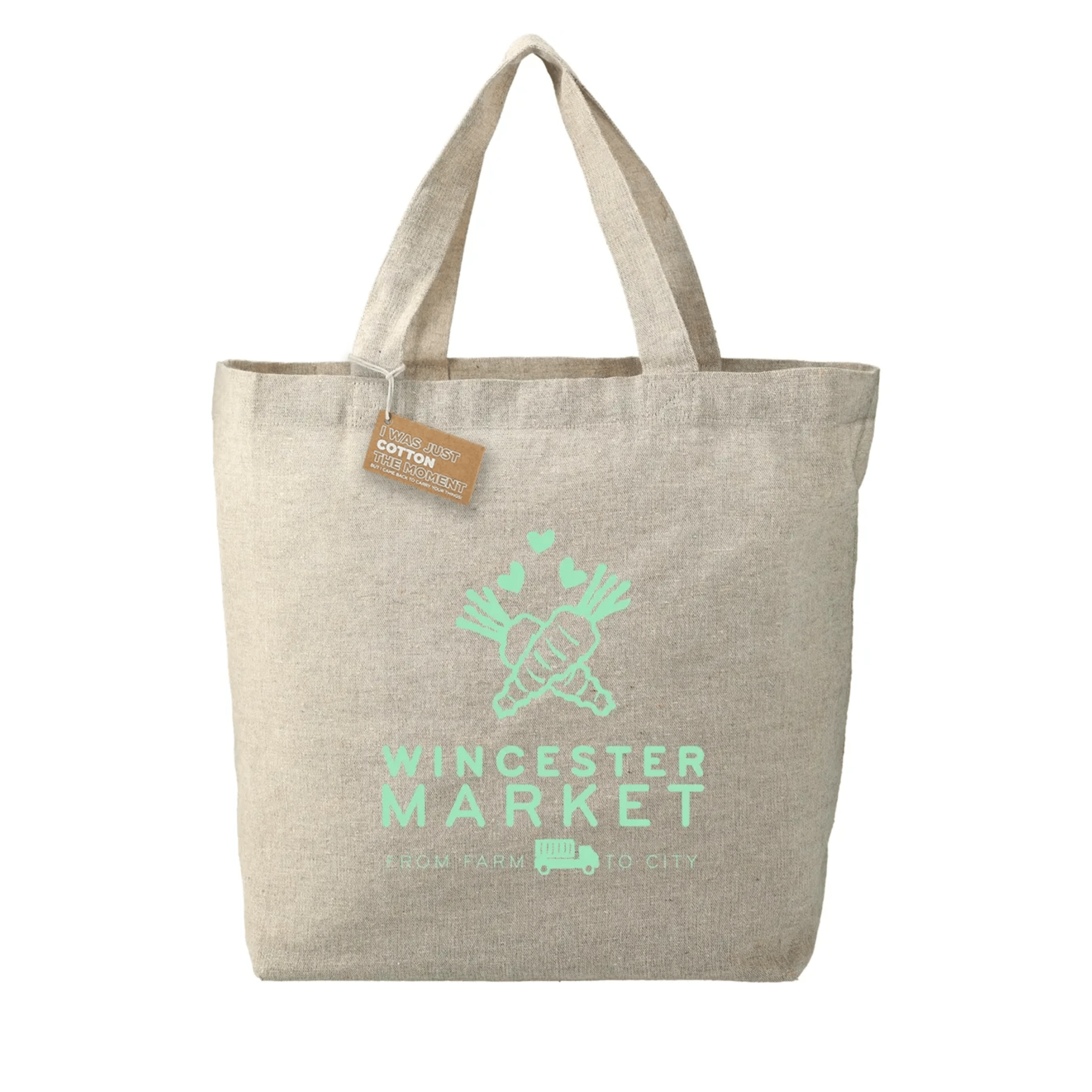 Recycled 5oz Cotton Twill Grocery Tote