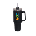 40 oz. Stainless Vacuum Insulated Mug w/ Handle, Lid & Straw
