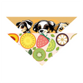Custom Logo Pet Bandana – Full Color Personalized Pet Scarf