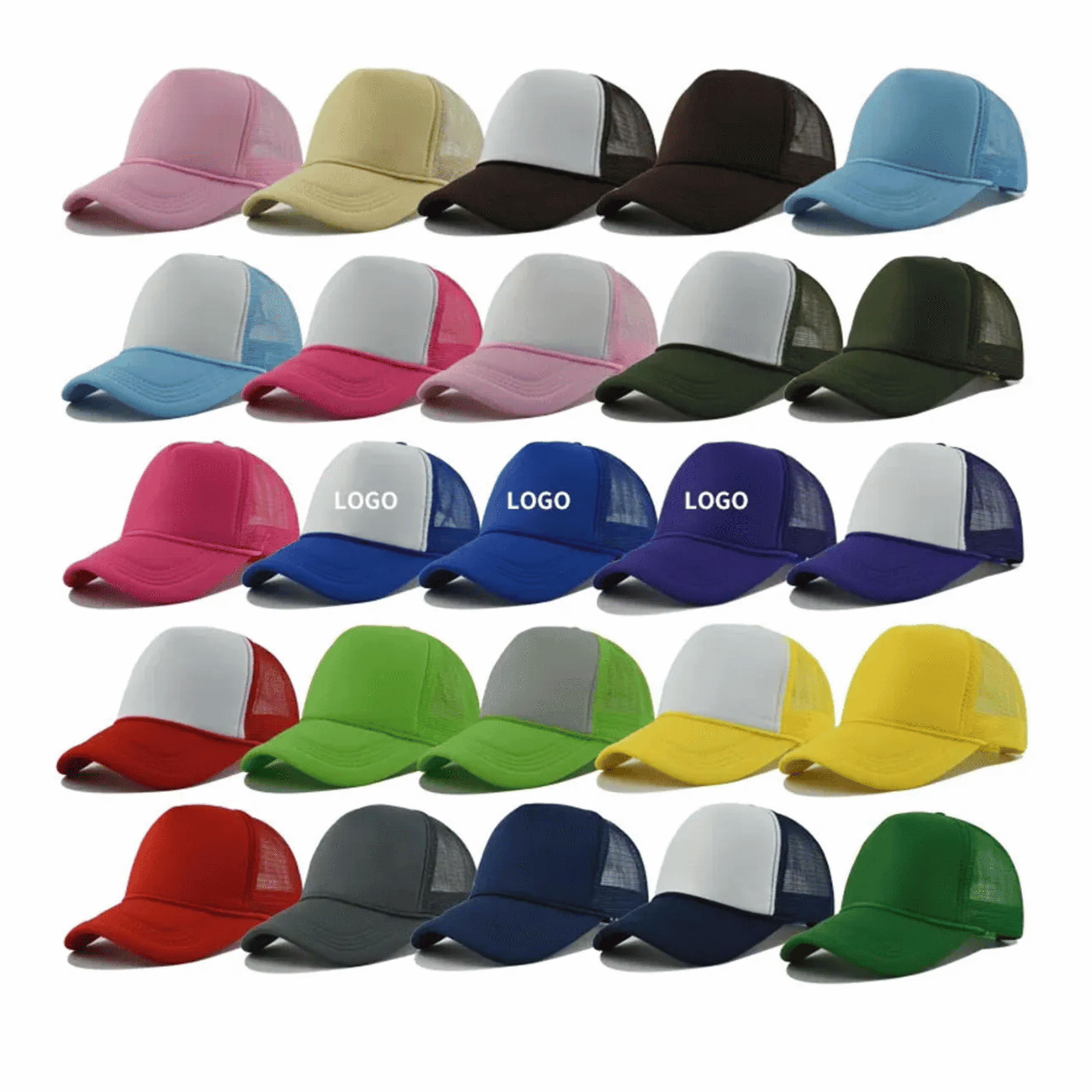 5-panel Breathable Mesh Rope Baseball Caps Hats