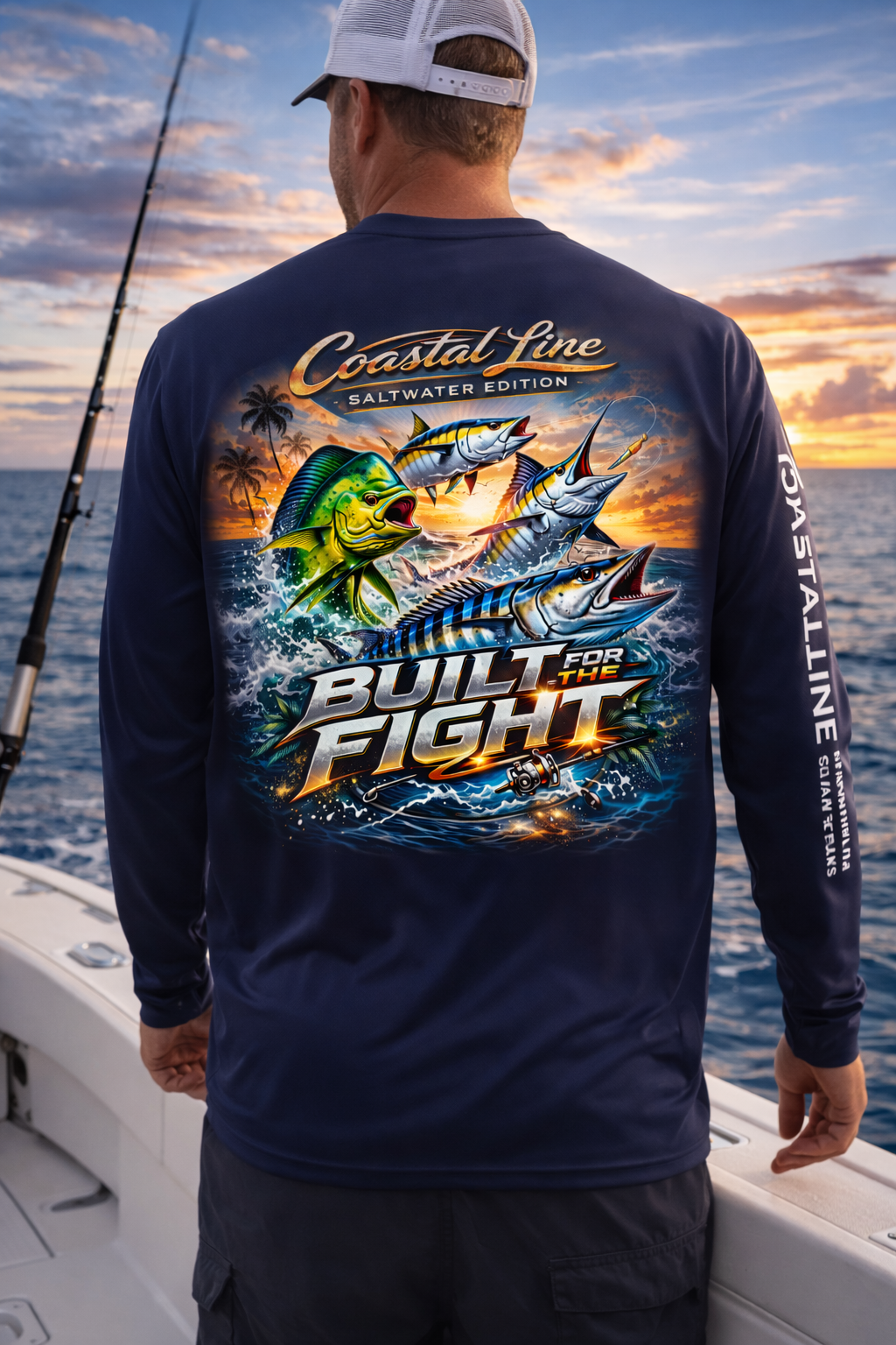 Long Sleeve Performance Fishing Shirt-Built for the Fight