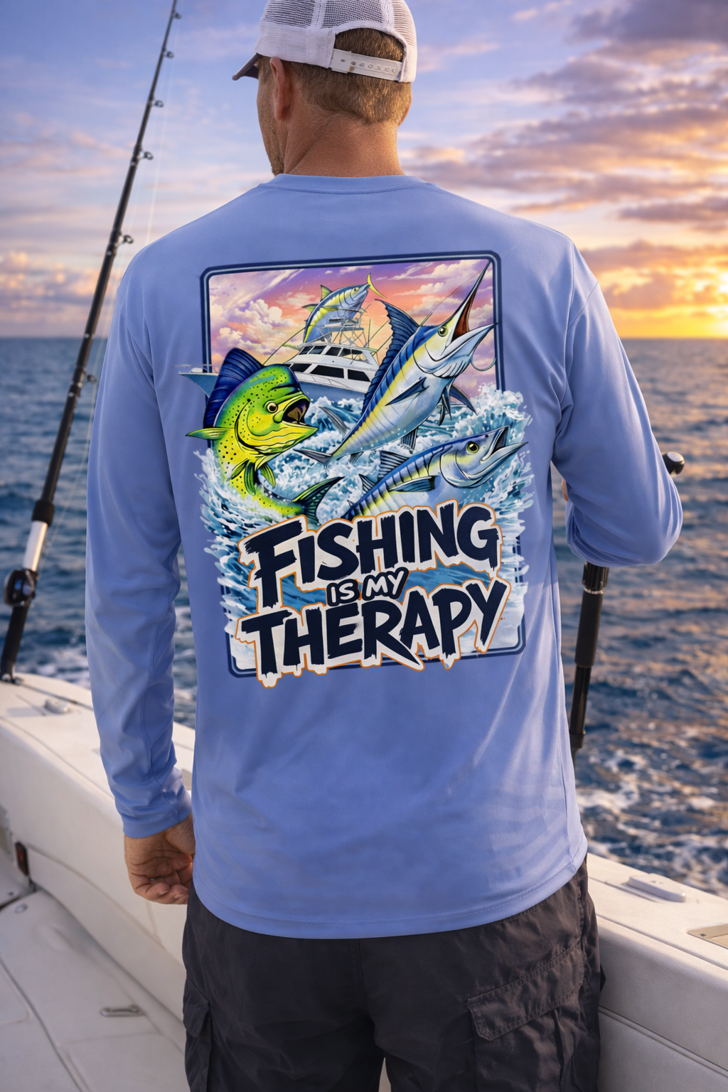 Long Sleeve Performance Fishing Shirt-Fishing Therapy