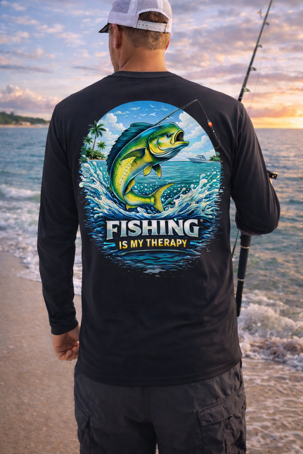 Long Sleeve Performance Fishing Shirt-Fishing Therapy