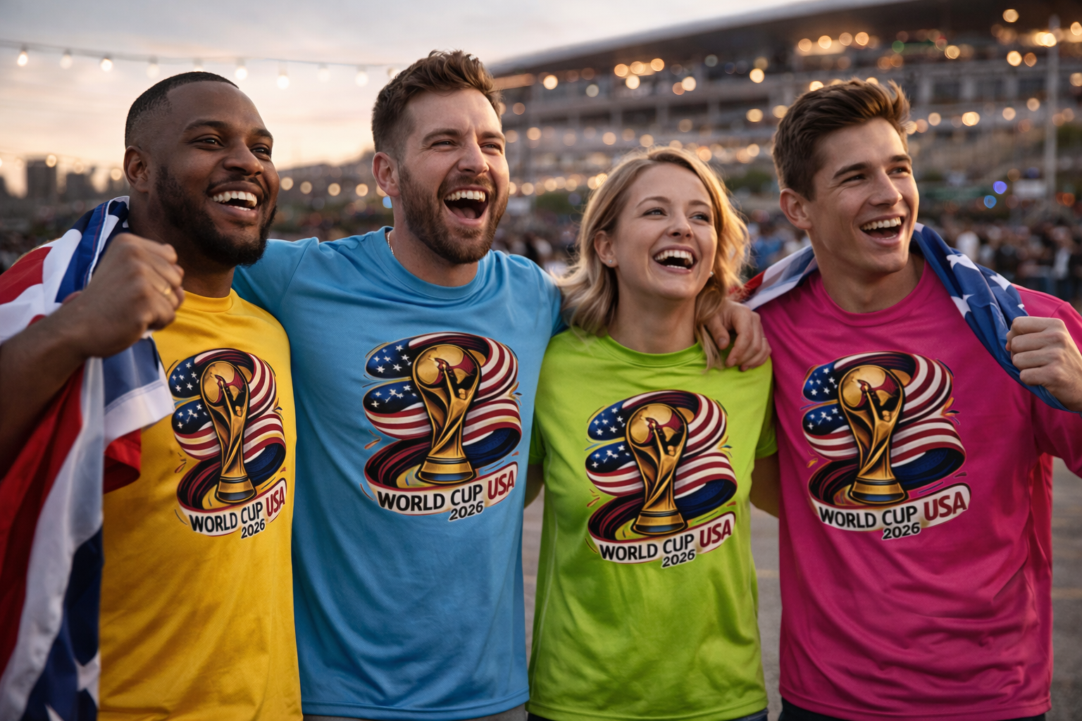 World Cup 2026 USA Performance Dri-Fit T-Shirt-Moisture-Wicking
