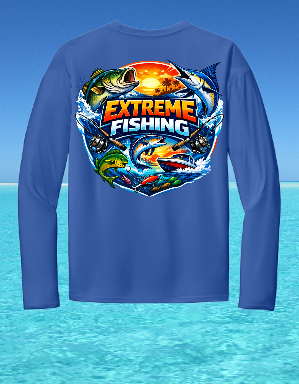 Long Sleeve Performance Fishing Shirt-Extreme Fishing