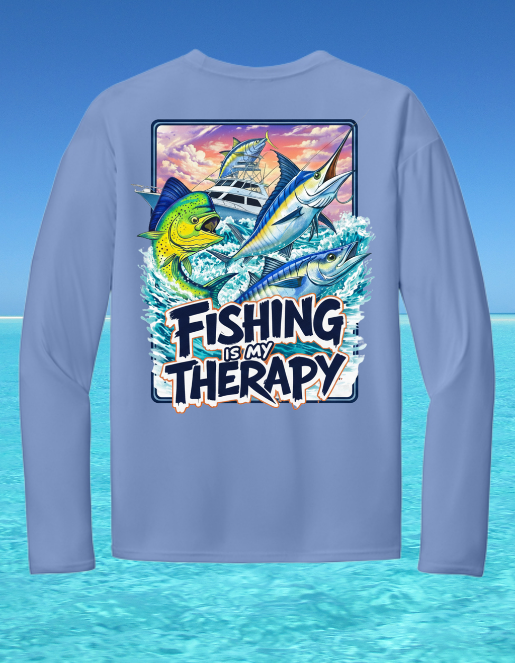 Long Sleeve Performance Fishing Shirt-Fishing Therapy