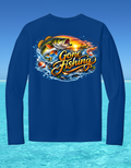 Long Sleeve Performance Fishing Shirt-Gone Fishing