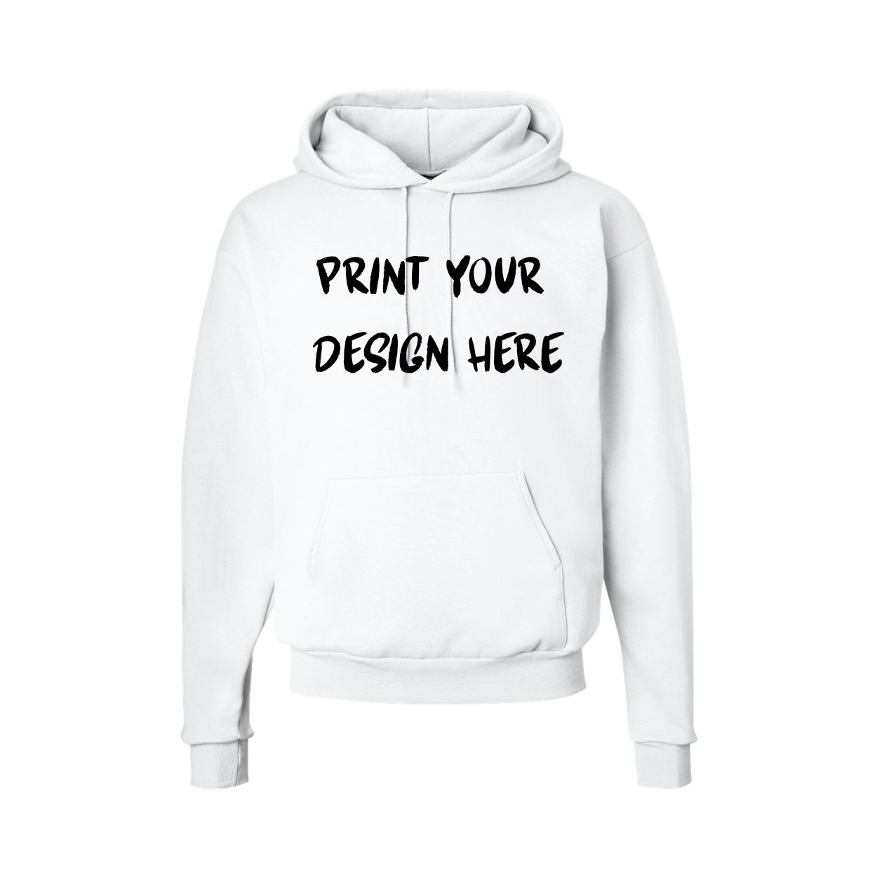 Hanes EcoSmart® Hooded Sweatshirt - P170 - Custom Screen Printing