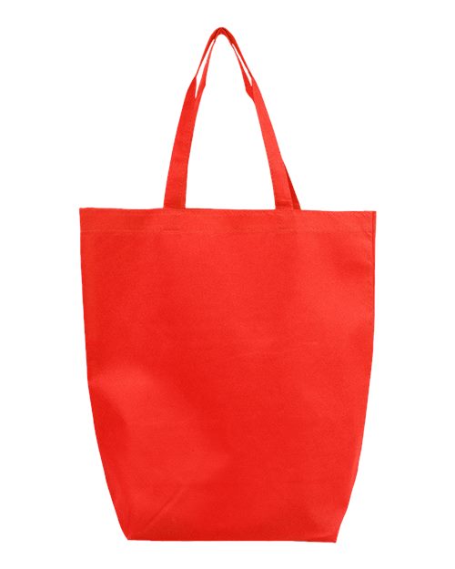Non-Woven Gusset Bottom Tote Bag | Custom DTF Printed | Q1251. As low as $1.99 ea.