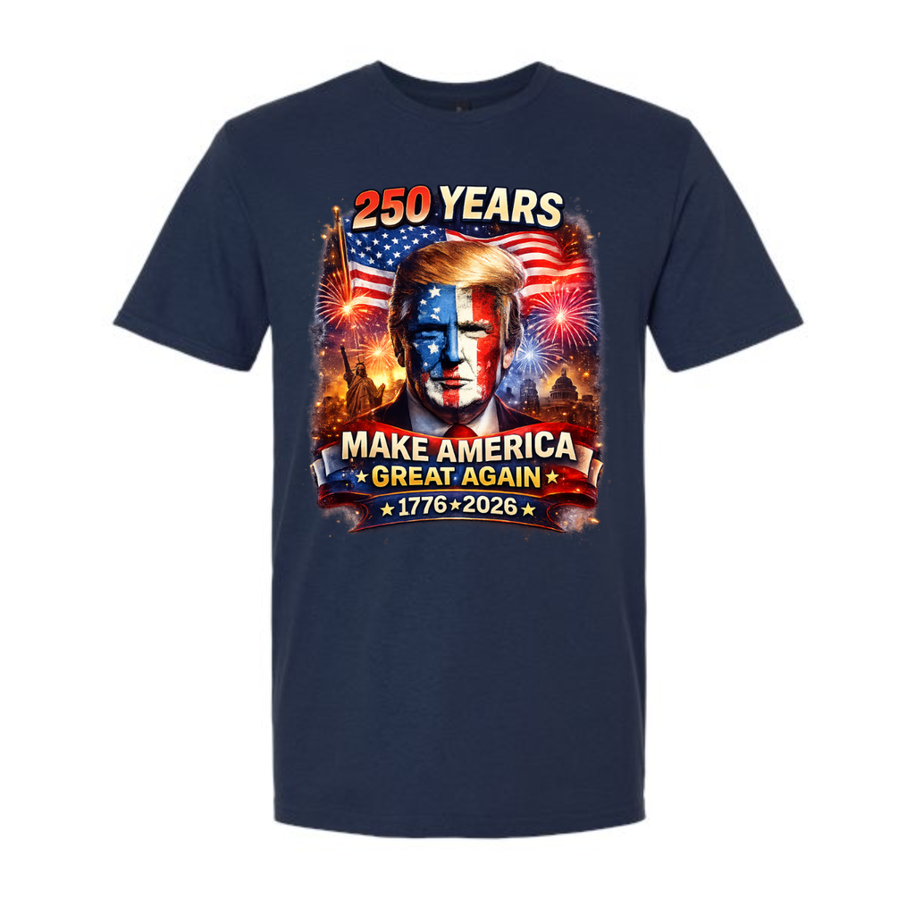 USA 250 Years Patriotic Shirt – 1776–2026 America Anniversary T-Shirt | Make America Great