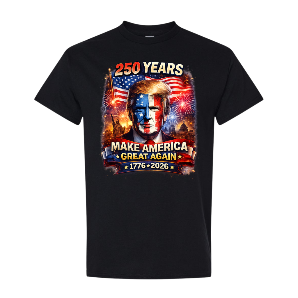 USA 250 Years Patriotic Shirt – 1776–2026 America Anniversary T-Shirt | Make America Great