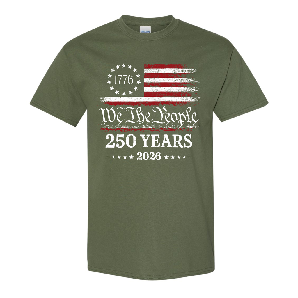We The People 250 Years Shirt, Patriotic USA 1776 T-Shirt, America 250th Anniversary 2026