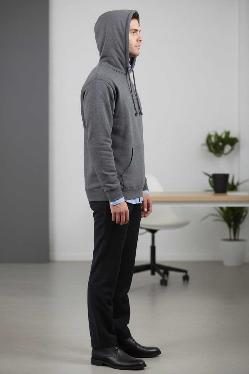 Gildan 18500 Hoodie Side View