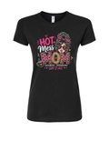 Hot Mess Mom Women's Slim Fit T-Shirt – Caffeinated, Overwhelmed & Doing My Best