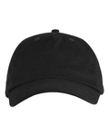Custom Embroidered Brushed Twill Cap – Black (BX008). As low as $9.99 ea.