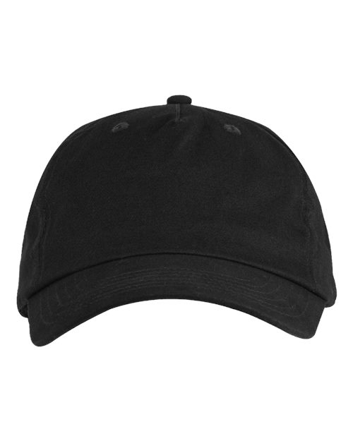 Custom Embroidered Brushed Twill Cap – Black (BX008). As low as $9.99 ea.