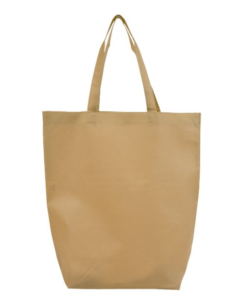 Non-Woven Gusset Bottom Tote Bag | Custom DTF Printed | Q1251. As low as $1.99 ea.