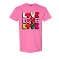 Happy Valentine's Day Shirt. Love, Love, Love