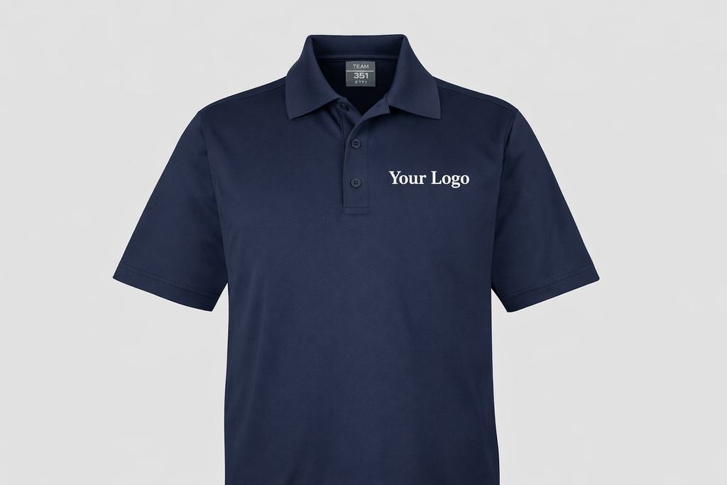 Custom Embroidered Polo Shirts - Team 365 Men's Zone Performance Polo - Prices Per Piece - 12 pc min