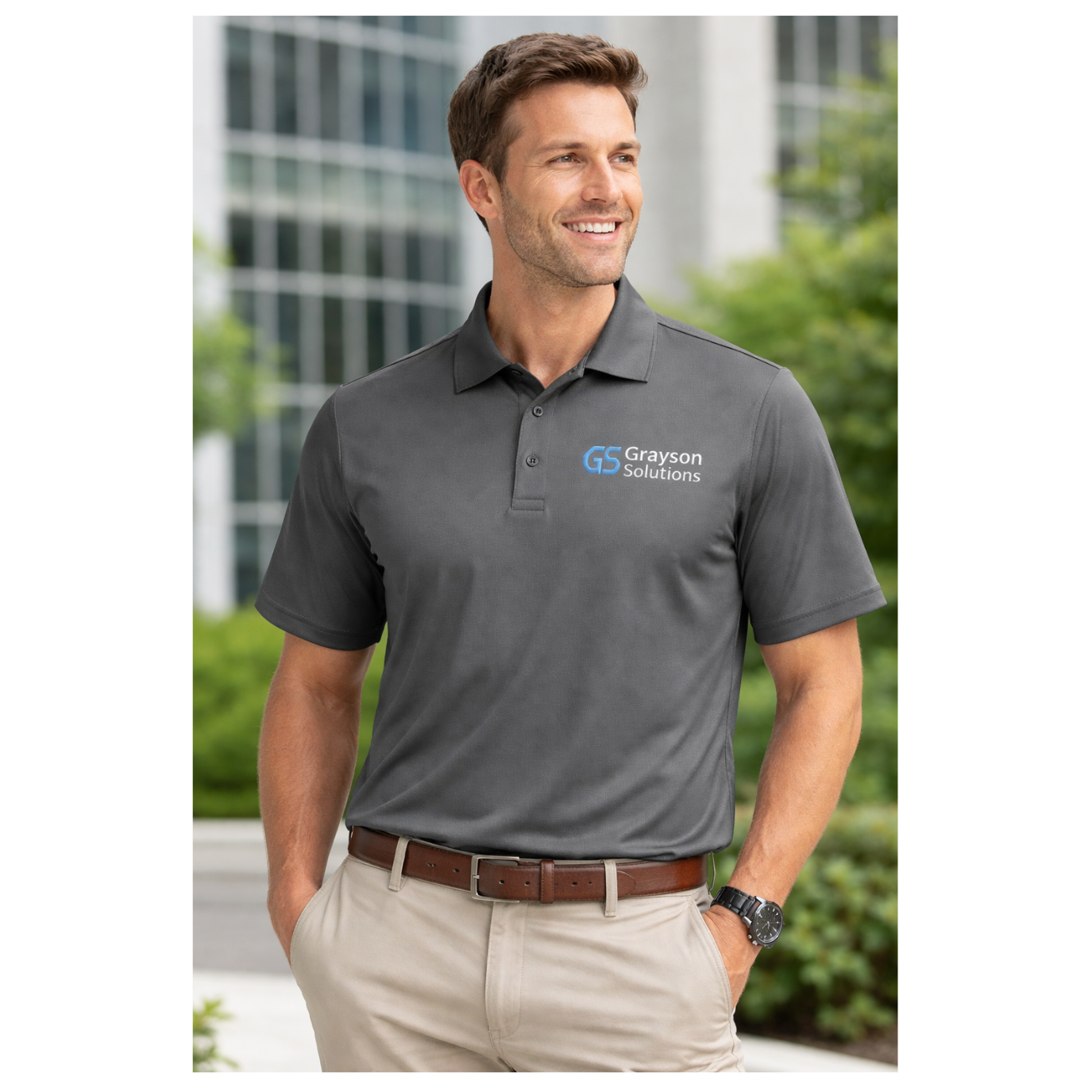 Custom Embroidered Polo Shirts - Team 365 Men's Zone Performance Polo - Prices Per Piece - 12 pc min