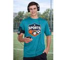 Custom Screen-Printed Men's Performance T-Shirt - TeamWork TT11. As low as $11.40 ea.