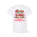Happy Valentine's Day Shirt. Cute bunny